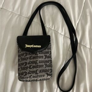 Juicy Couture Black and White Logo Crossbody